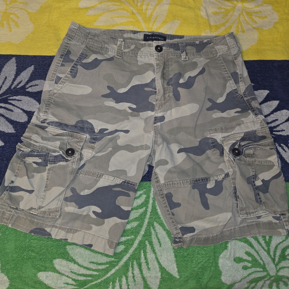 AERO Camouflage Cargo Shorts